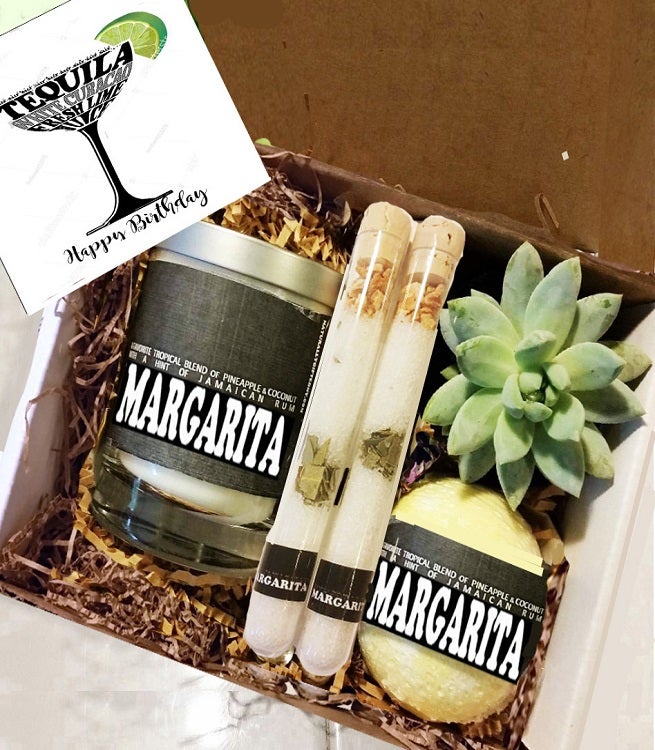 Cocktail Succulent & Spa Gift Box